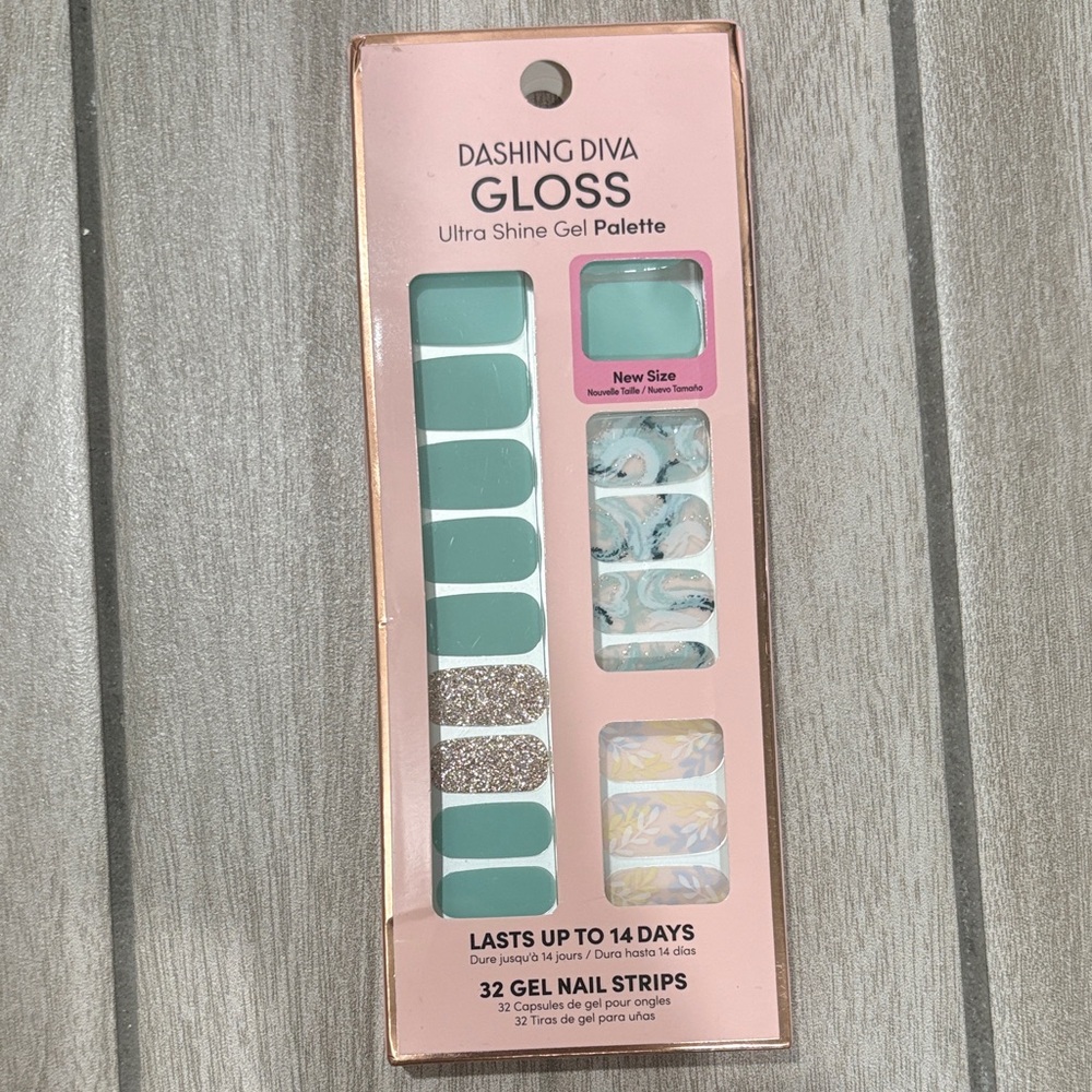 Dashing Diva Gloss Ultra Shine Gel Palette - Mint Green
